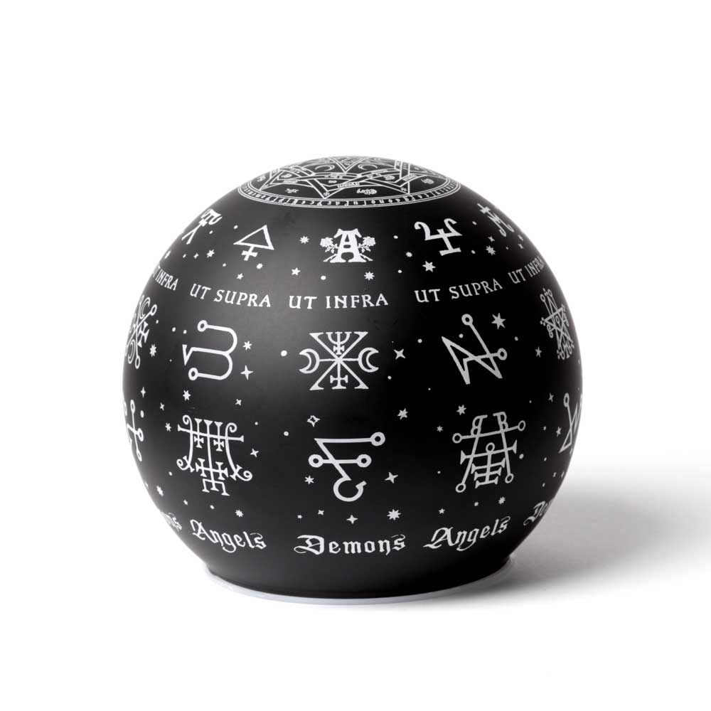 Alchemy - Angels & Demons Globe Light Tafellamp - Zwart